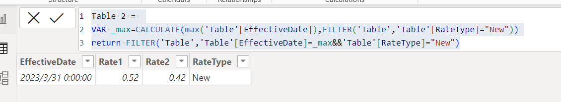 Solved: New Table with Max Date as Filter - Microsoft Fabric Community
