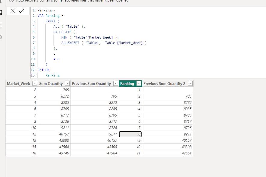 How to get previous values - Microsoft Fabric Community