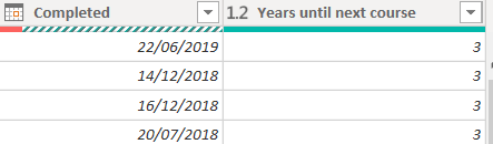 Add custom column of new date based on completed d... - Microsoft ...