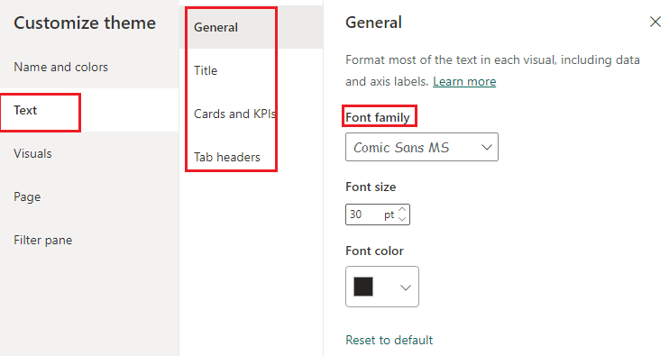 Font theme issue - Microsoft Fabric Community