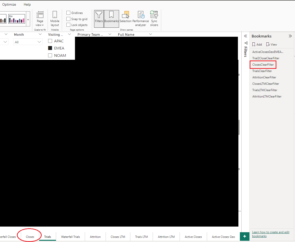 Bookmark (button) not always working - Microsoft Fabric Community