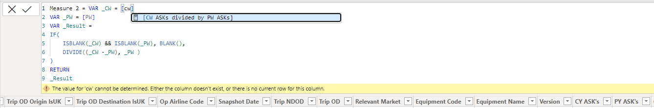 Solved: New Measure is removing the filter - Microsoft Fabric Community