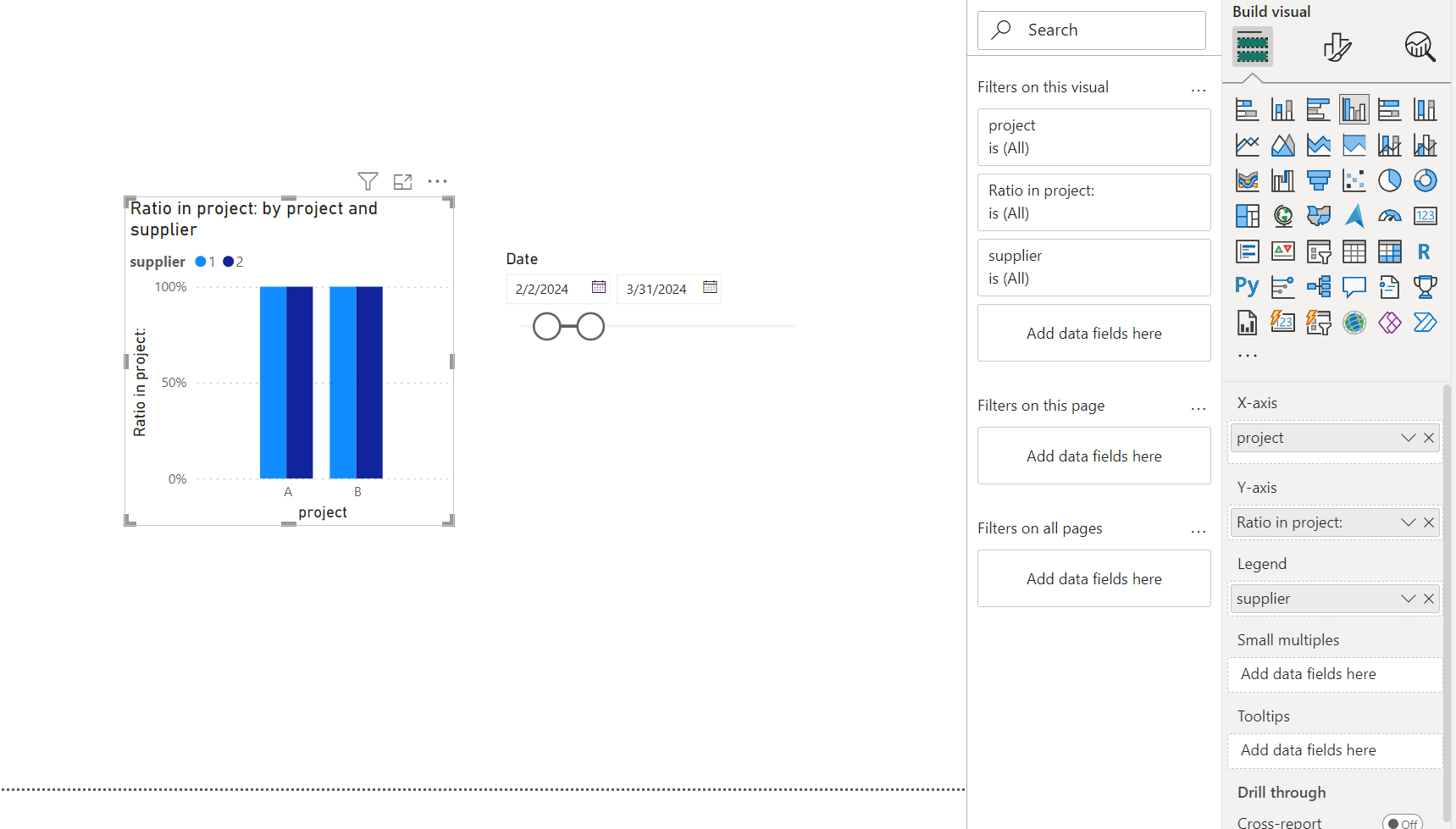 Percentage of subgroup within a main group - Microsoft Fabric Community