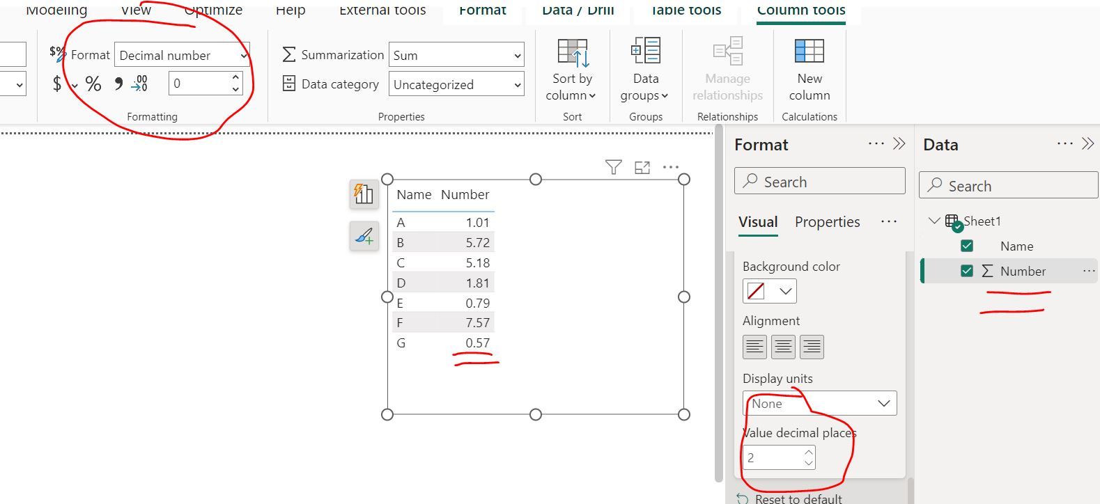 Bug: Decimal number format & export - Microsoft Fabric Community