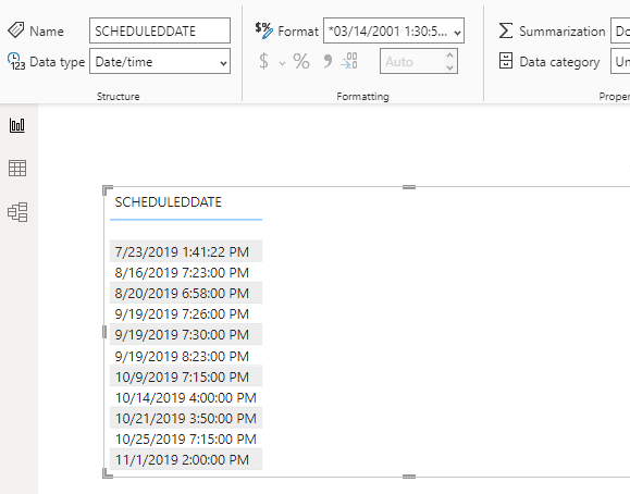 Column with date only - Microsoft Fabric Community