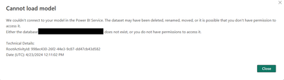 Cannot load model - Microsoft Fabric Community