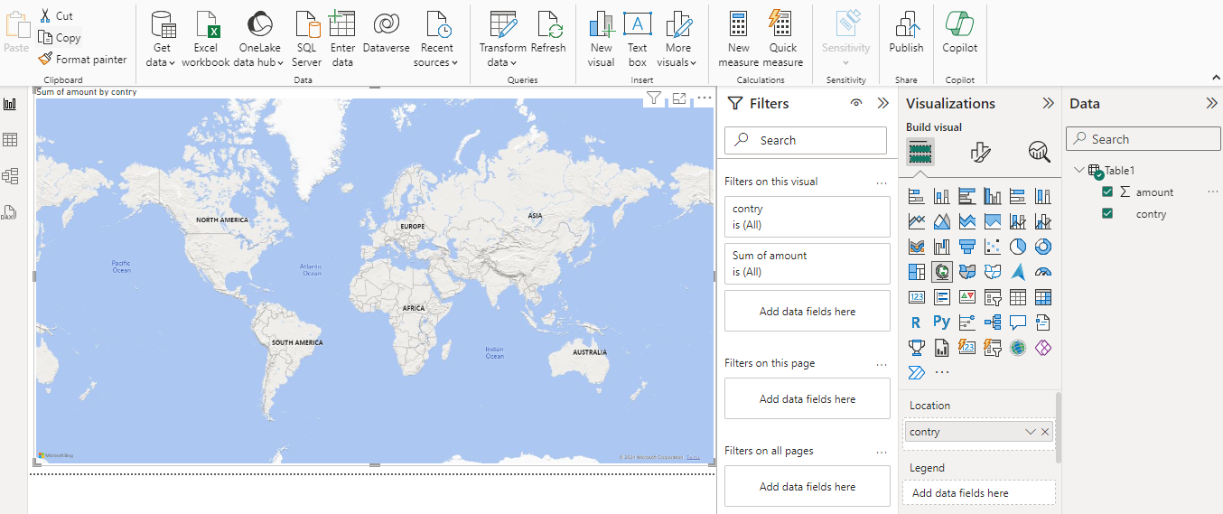 issue with map visual - Microsoft Fabric Community