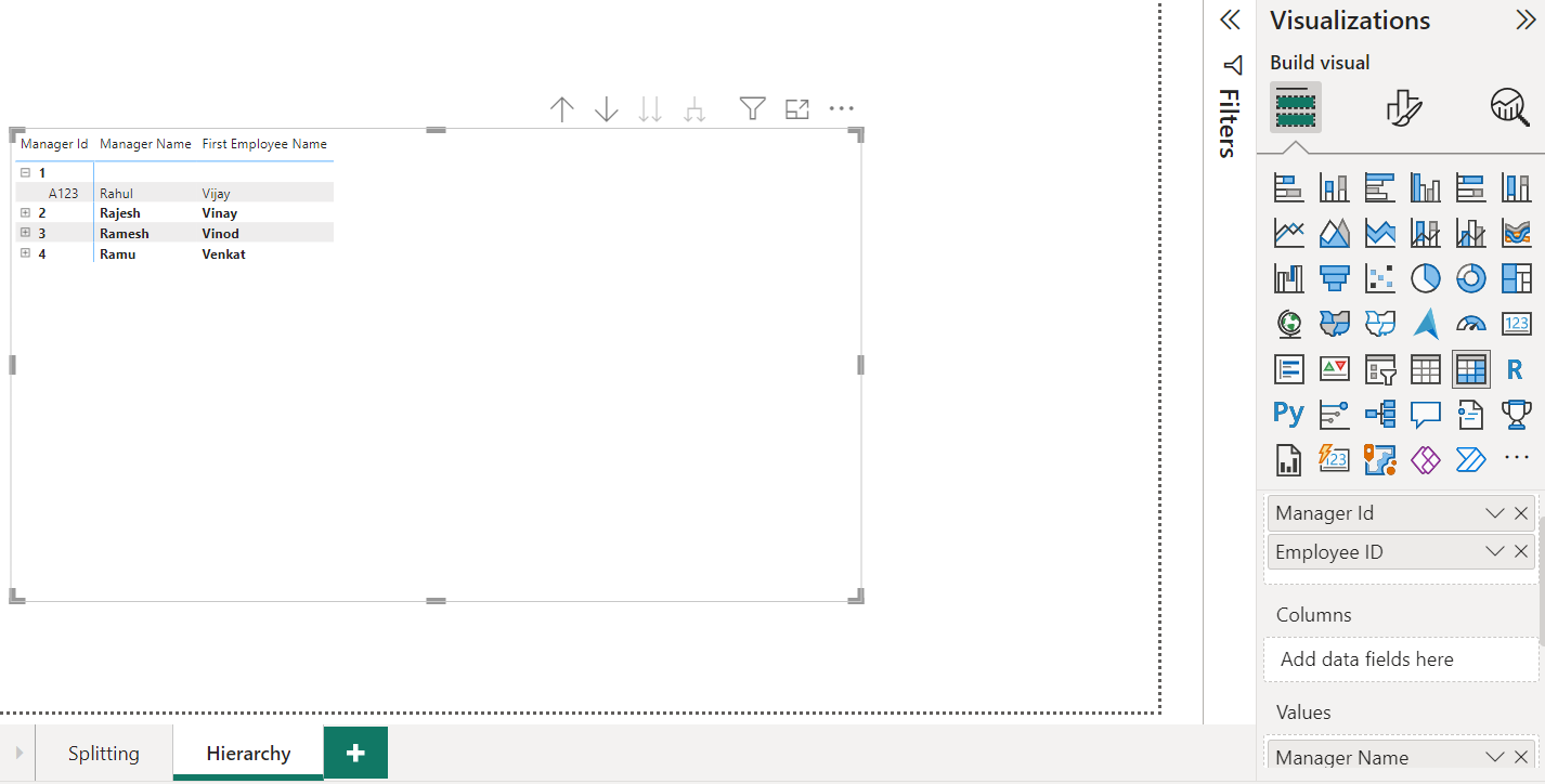 Expand and collapse feature on Matrix Visual - Microsoft Fabric Community