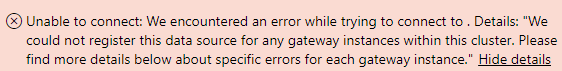 Solved: Gateway Error - Microsoft Fabric Community