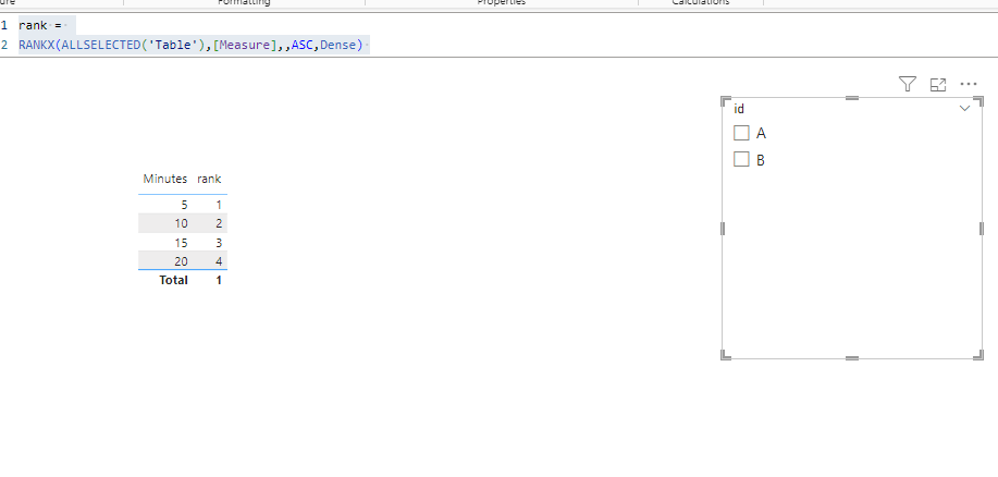 Create an index measure in a matrix - Microsoft Fabric Community