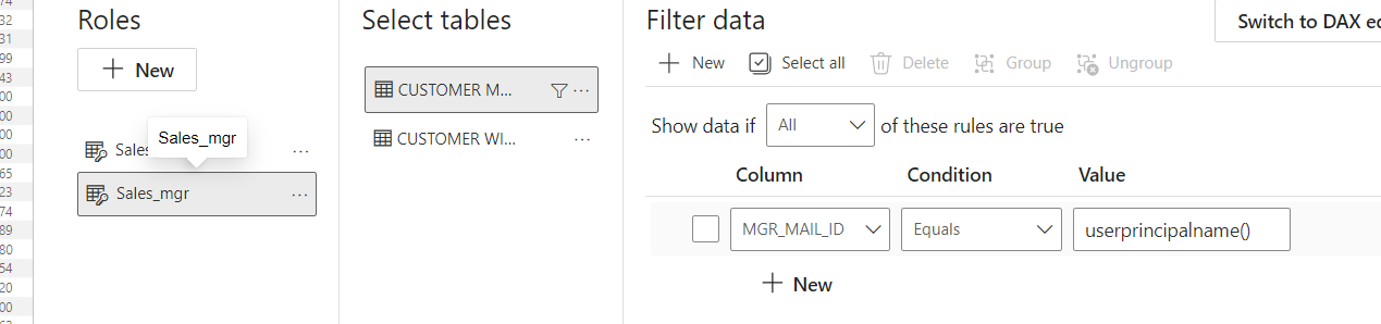 Dynamic Row level security - Microsoft Fabric Community