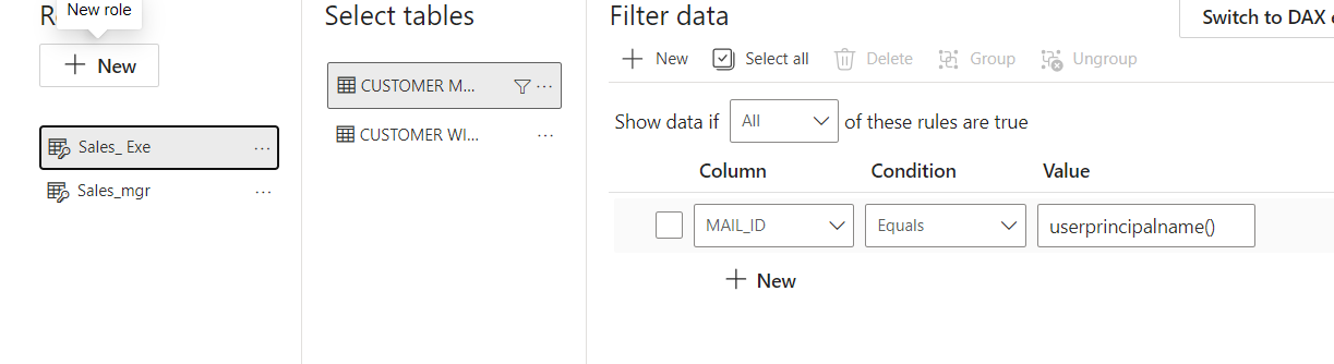 Dynamic Row level security - Microsoft Fabric Community
