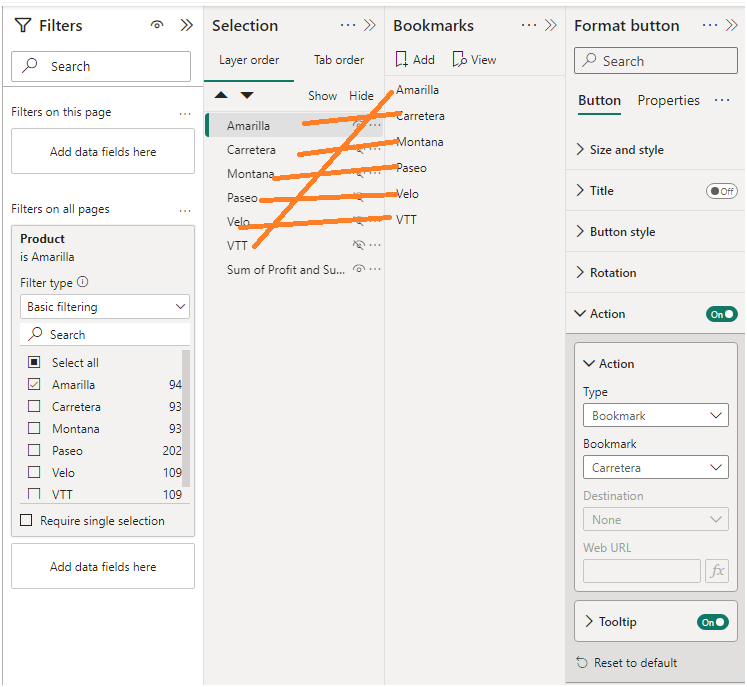 Adding button to switch parameters within a page F... - Microsoft ...
