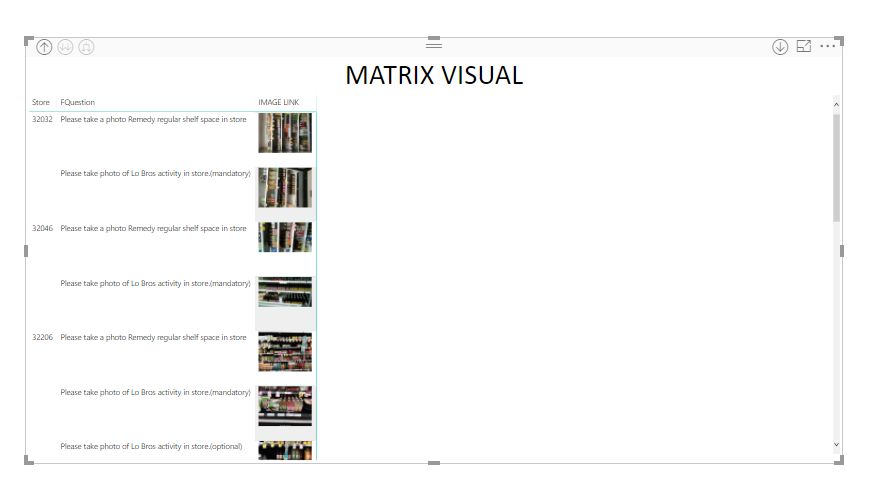Display photos in Matrix - Microsoft Fabric Community