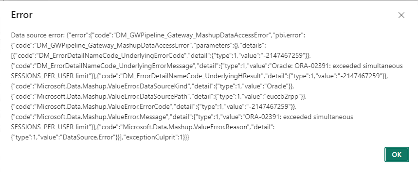 PowerBI Incremental Refresh in SQL Oracle - Microsoft Fabric Community