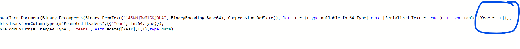 Unable to format year column as date - Microsoft Fabric Community