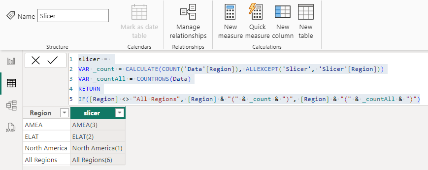 Solved: Adding Counts to Slicer - Microsoft Fabric Community