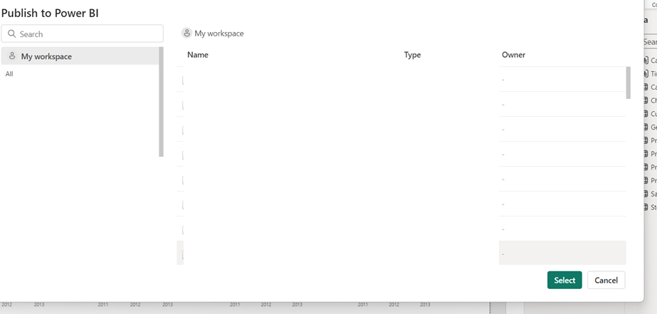 Cannot publish to Power BI - Microsoft Fabric Community