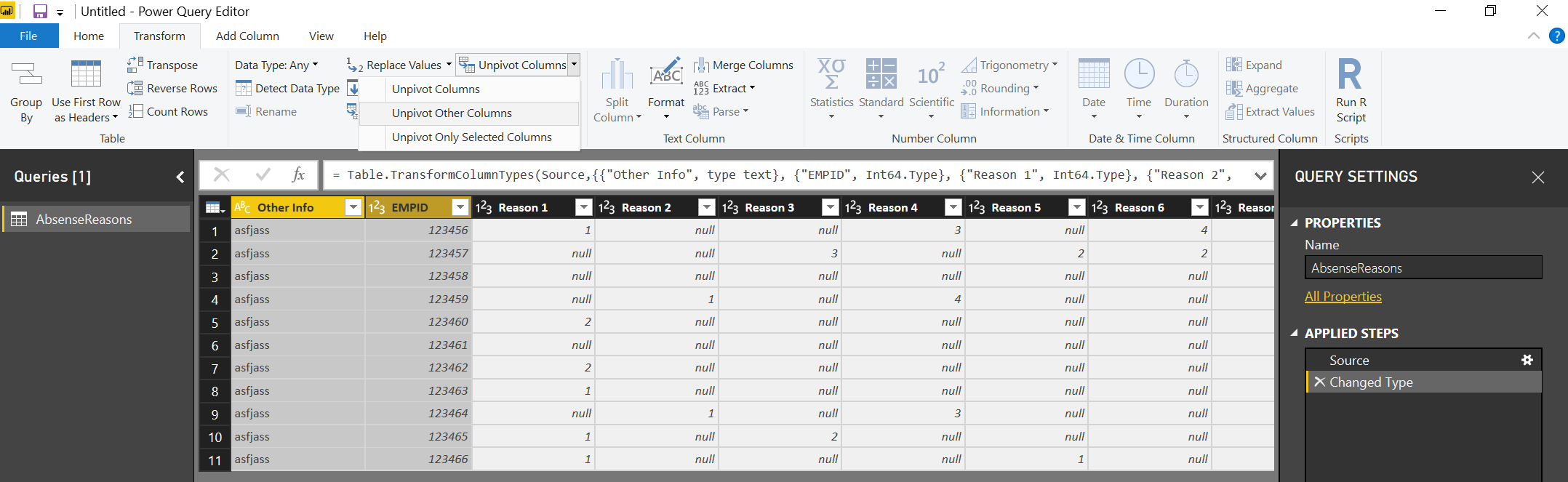 create a table from a power bi dataset - Microsoft Fabric Community