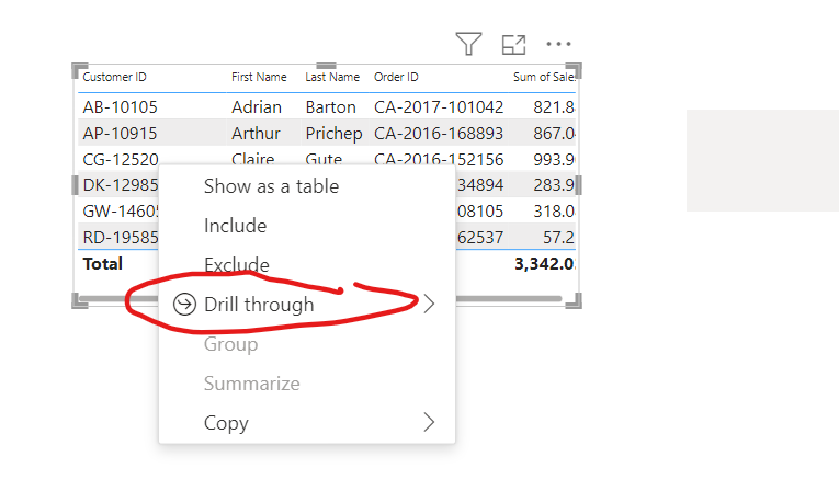 slicer not reset after drill through - Microsoft Fabric Community