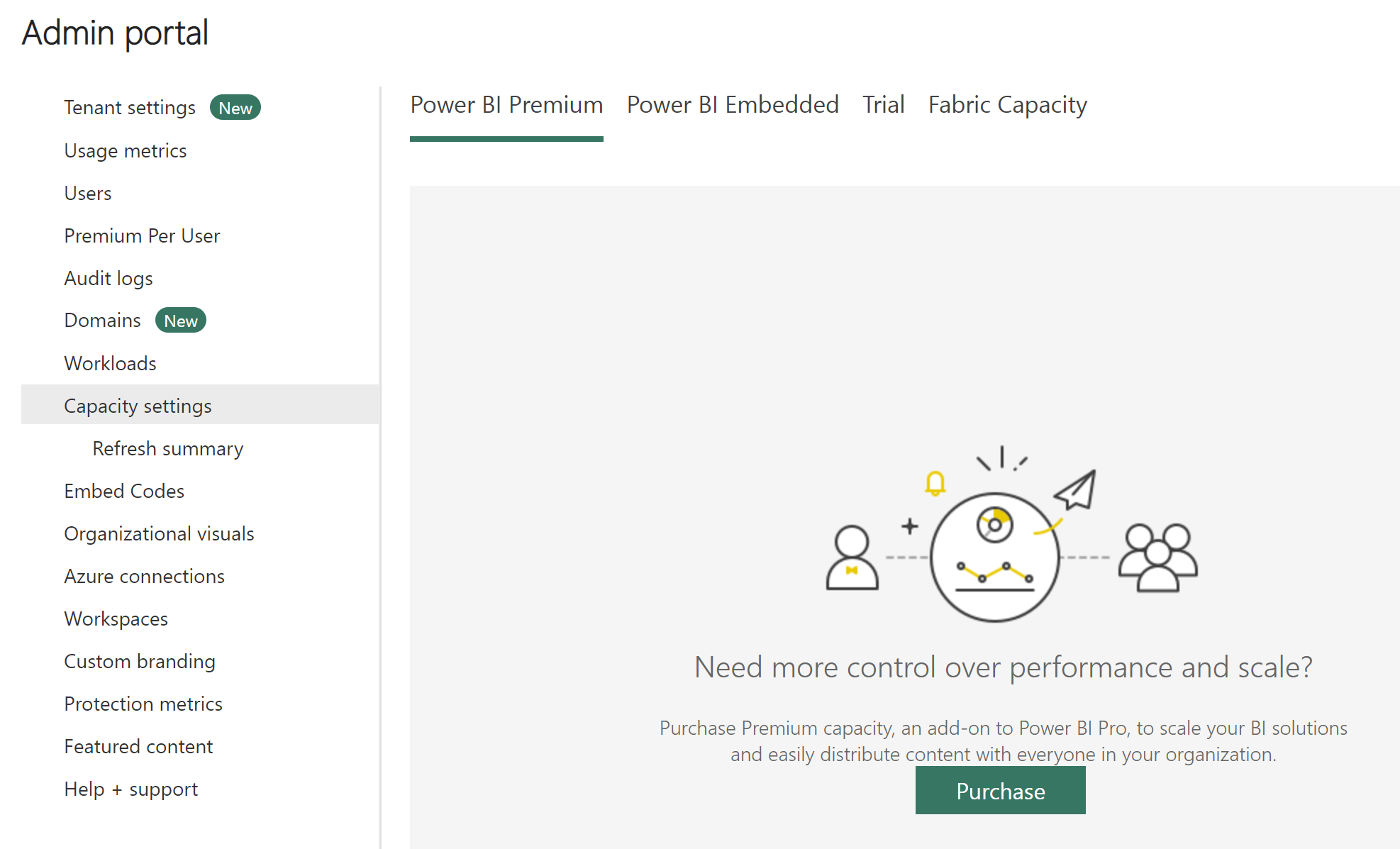 Solved: Help! Cannot access to Capacity Settings under Pow