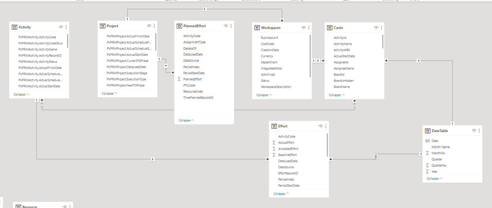 Not able to combine 2 fact tables with their respe... - Microsoft ...