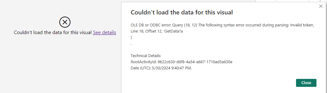 Direct Query Feed, Issues with Filter Not working ... - Microsoft ...