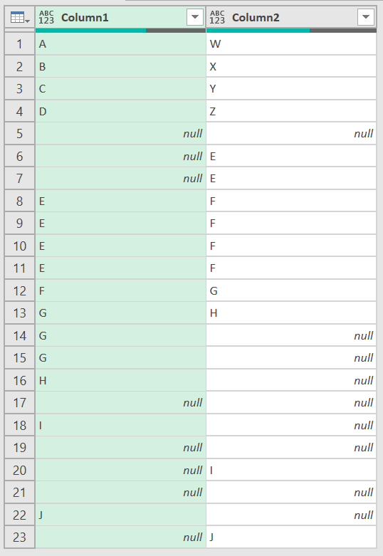 Solved: Condionally fill down multiple columns - Microsoft Fabric Community