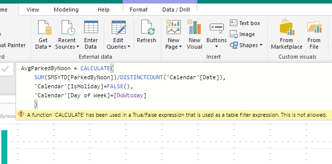 Solved: Error Message When Creating New Measure - Microsoft Fabric ...