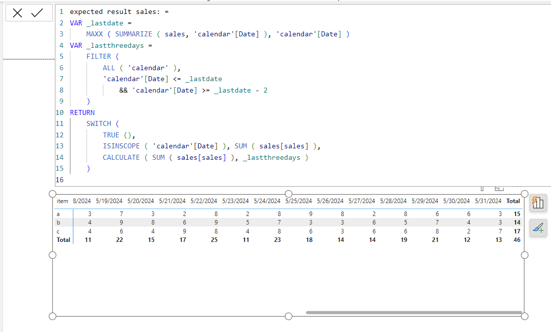 Solved: Count condition in place of Total column - Microsoft Fabric ...