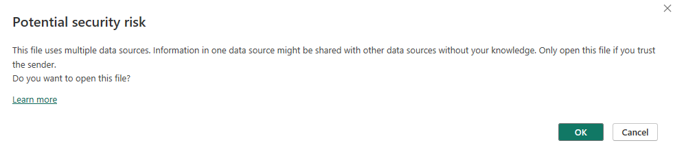 Solved: Potential Security Risk Prompt opens in background ...