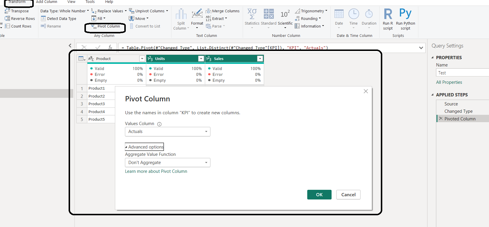 Create a measure from Column Values - Microsoft Fabric Community