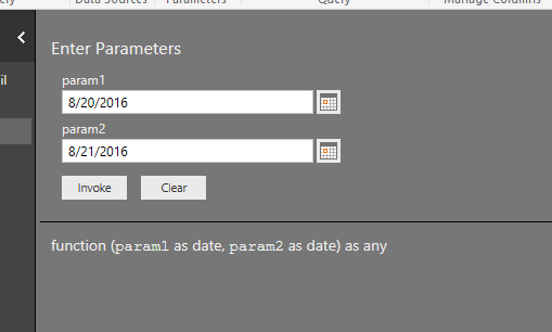 Solved: parameters to SP or Sql query - Microsoft Fabric Community