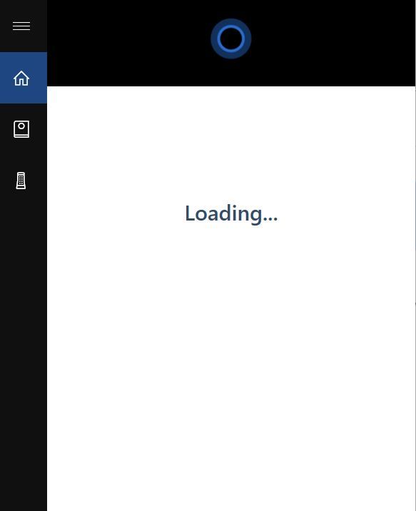 when we selected that, it kept showing as Loading