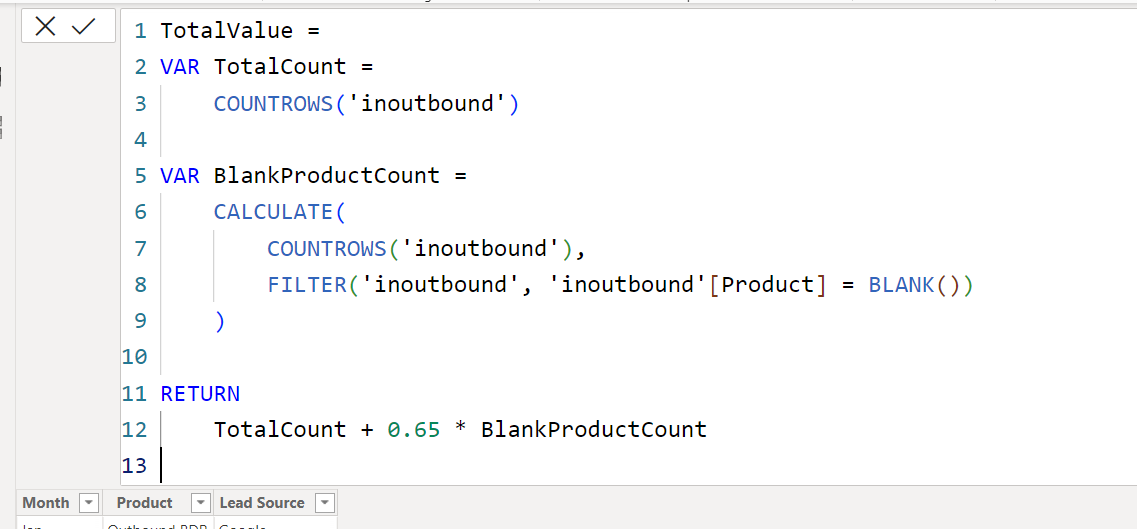 DAX Formula regardless of a Category field - Microsoft Fabric Community