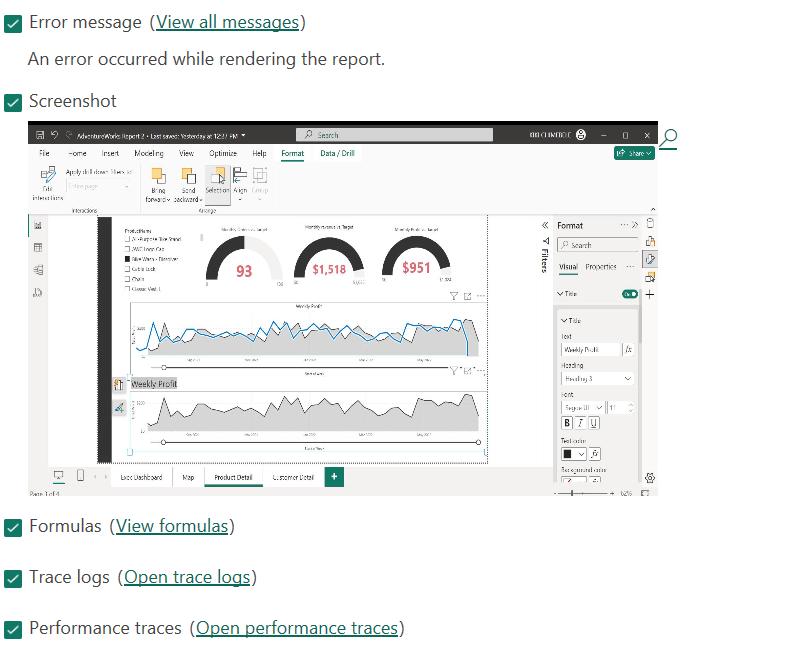 ERROR MESSAGE ON LINE CHART - Microsoft Fabric Community
