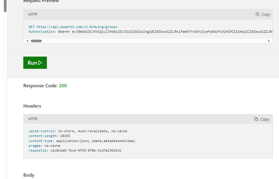Solved: Power BI Rest API via Web query - Microsoft Fabric Community