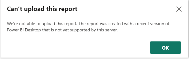 Upload Error in Power BI Desktop May 2024(After us... - Microsoft ...