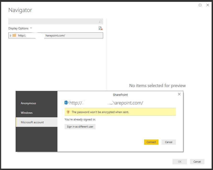 Unencrypted password sent via Power Query - Microsoft Fabric Community