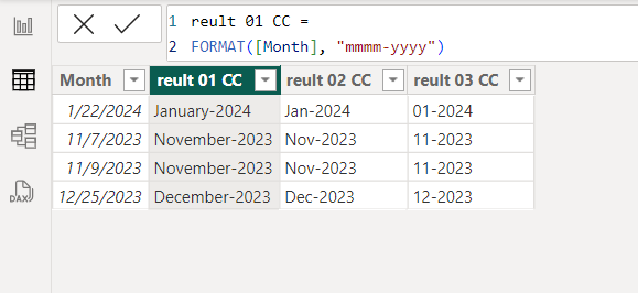 Calculated column showing just Month and Year - Microsoft Fabric Community