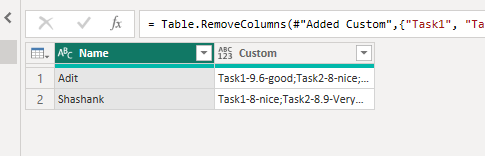 Solved: To pull row data into columns - Microsoft Fabric Community