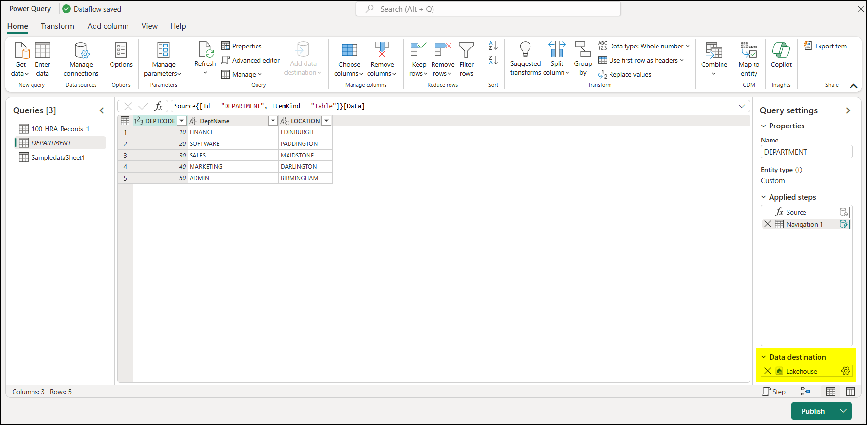 Solved: Missing Add Data Destination on DataFlow Gen2 - Microsoft ...