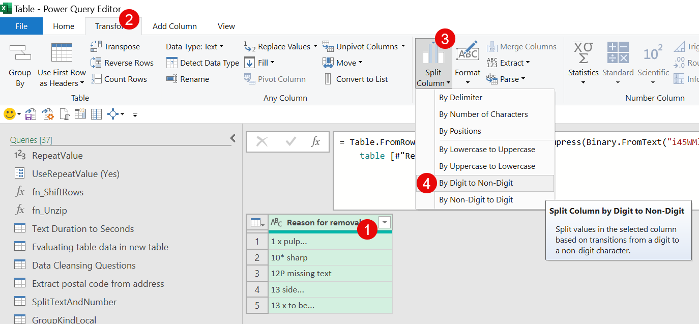 Solved: split column - Microsoft Fabric Community