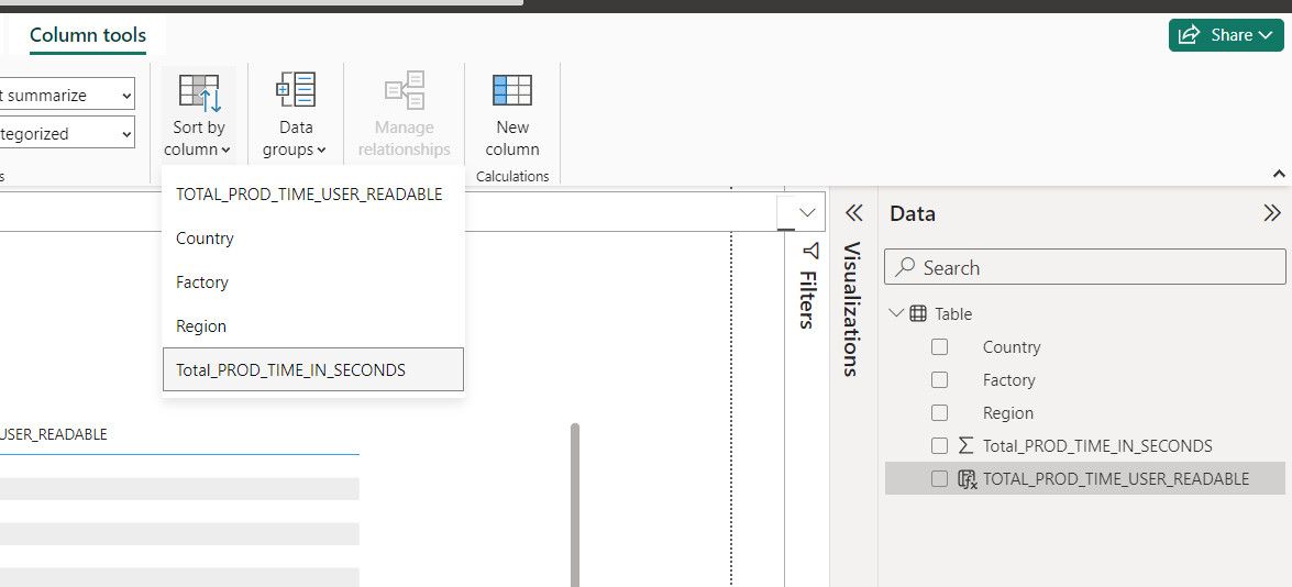 Help Needed - Sorting in Matrix visual for formatt... - Microsoft ...