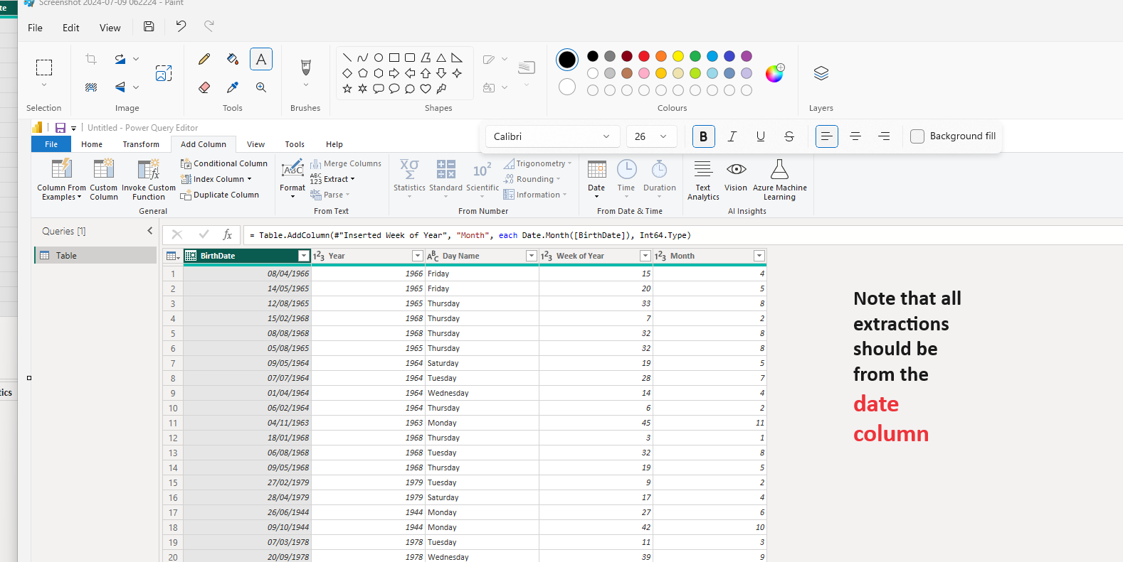 Solved: How to extract days in given format - Microsoft Fabric Community