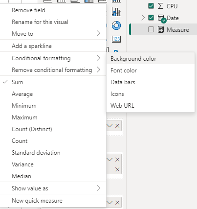 Solved: Conditional formatting in Matrix Table - Microsoft Fabric Community