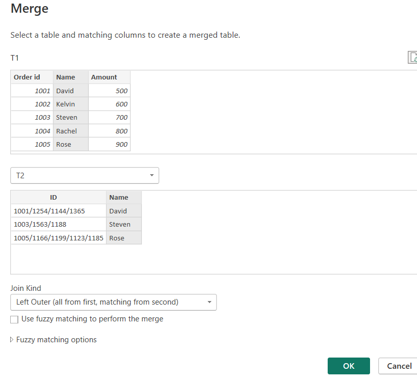 Solved: Match ID that contains in another Table - Microsoft Fabric ...