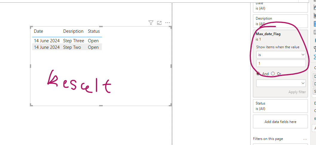 Solved: How to show value with the latest date in table - Microsoft ...