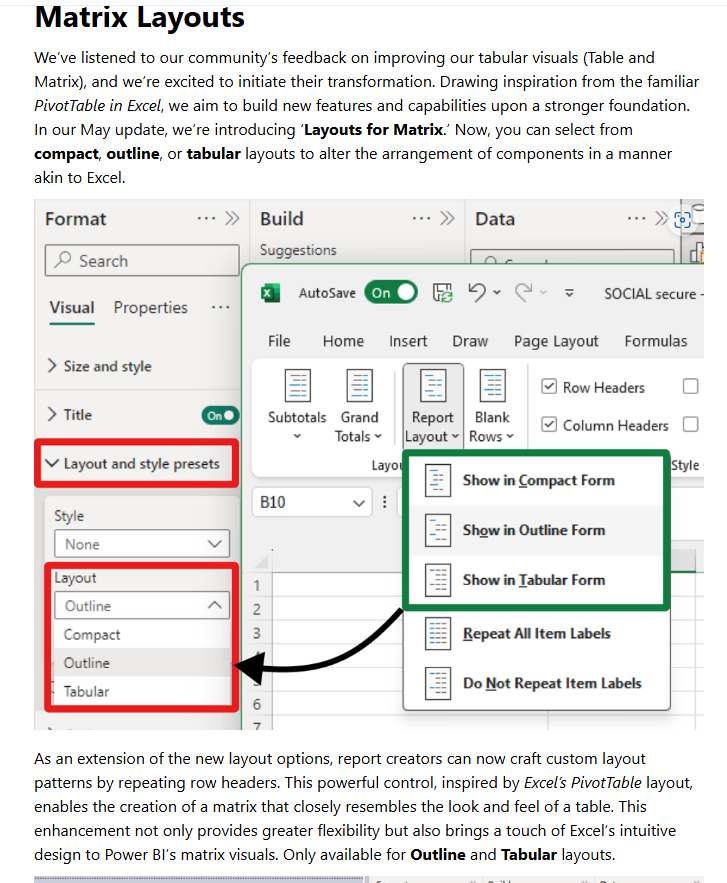 Solved: Position of column grand total in matrix layout st ...