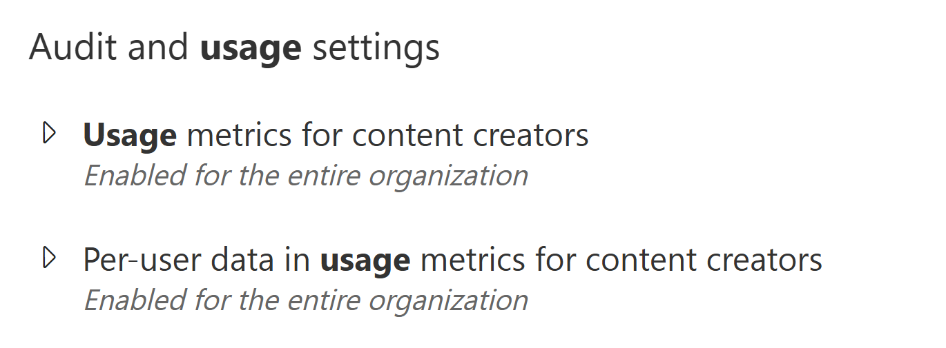 Open Usage Metrics - Microsoft Fabric Community